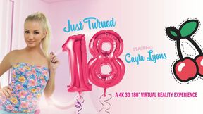 Just Turned 18 - Sexy Tight Teen Starlet VR Masturbation